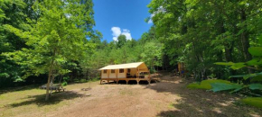 Charming enclave Luxury tent in the woods Tent 3 Bambi's playground